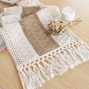 Fexia Boho Table Runner Boho Home Decor