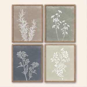Framed Boho Wall Art Set of 4