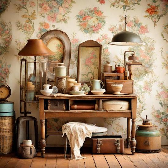 Vintage Home Decor Banner
